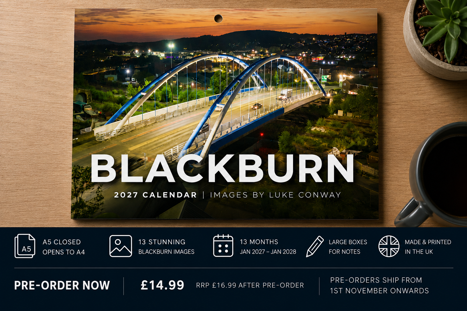 Blackburn 2027 Calendar