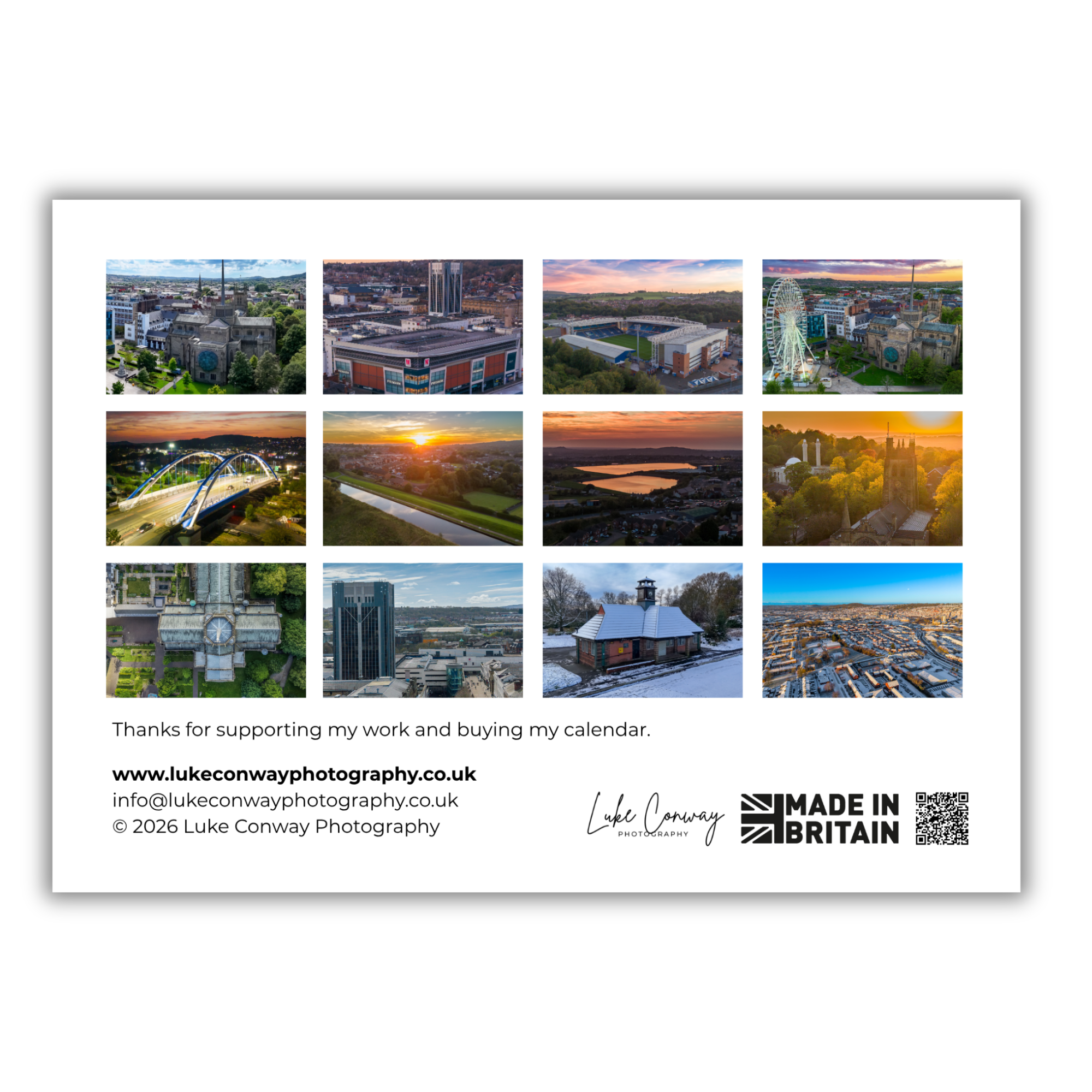 Blackburn 2027 Calendar